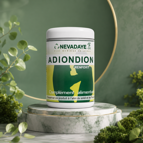 Adiondion Renfort présenté sur un décor vert premium
